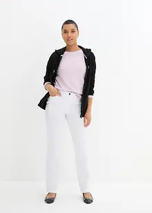 Bukse i bengalin med stretch og komfortlinning, Straight, bonprix