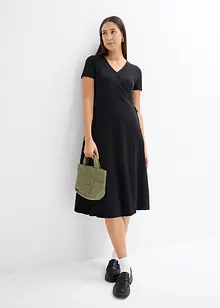Jerseykjole i omslagsstil, bonprix