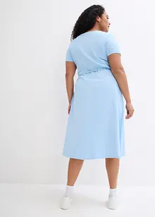 Jerseykjole i omslagsstil, bonprix
