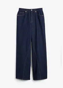 Wide Leg-jeans, High Waist, Low Stretch, bonprix