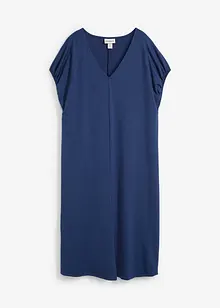 Jerseykjole med V-utringning, av viskosemiks, bonprix