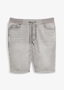 Pull on-bermudashorts i denim med stretch, Regular Fit, bonprix