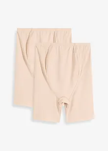 Mamma-sykkelbukse med kjølende polyamid som ikke skraper (2-pack), bonprix