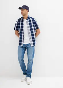 T-skjorte i økologisk bomull, Slim Fit (2-pack), bonprix