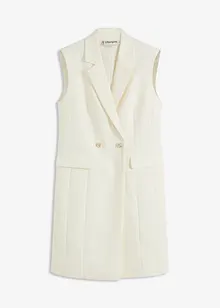 Lang vest i blazer-look, bonprix