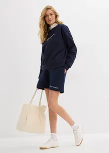 Sweatshorts med broderi, bonprix