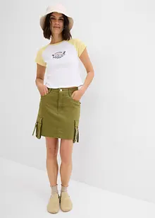T-skjorte med raglanermer, bonprix