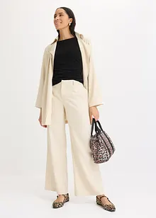 Jerseytopp med tvist, bonprix