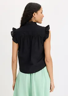 Lett, ermeløs bluse, bonprix