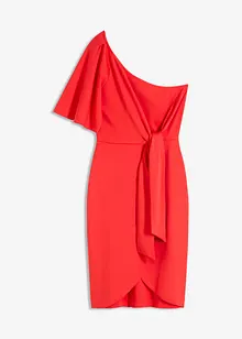 One shoulder-kjole med rynking, bonprix