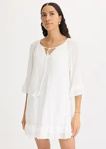 Kjole i boho look med broderi, bonprix