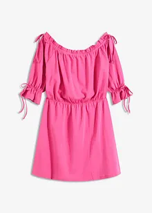 Jerseykjole med carmenutringning, bonprix