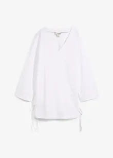 Oversized topp i økologisk bomull med elastan, bonprix