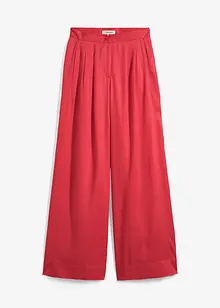Bukse med legg i lett lyocell, bonprix