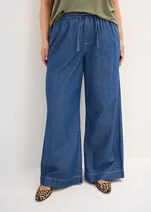 Wide Leg-jeans, Mid Waist, komfortlinning, bonprix