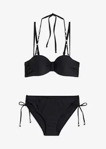 Balconette-bikini med avtagbare halterneck-stropper (2-delt sett), bonprix