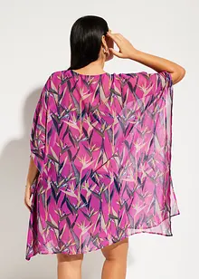 Tunika-strandkjole i chiffon, bonprix