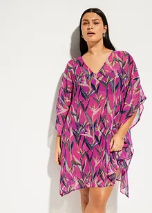 Tunika-strandkjole i chiffon, bonprix