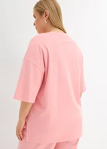 Lang topp i interlock-materiale, bonprix
