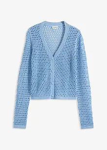 Cardigan med hullmønster, bonprix