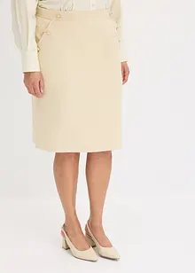 Stilrent skjørt, bonprix