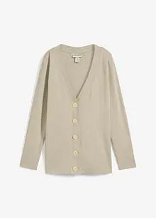 Cardigan i økologisk bomull, bonprix