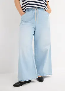 Wide Leg-jeans, Mid Waist, komfortlinning, bonprix