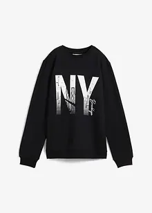 Sweatshirt i myk bomullsmiks, bonprix