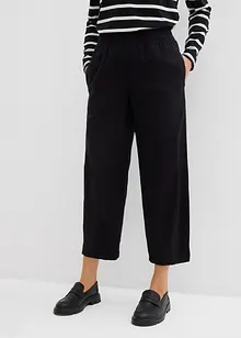 Slip on-bukse med lin, 7/8-lengde, bonprix