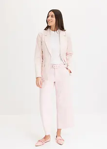 Culottes i twill med stretch og belte, bonprix