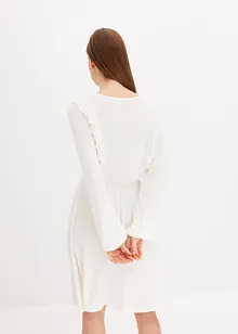 Jerseykjole med volanger, bonprix