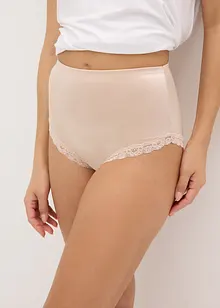 High Waist shape-panty med glans, middels formende, bonprix