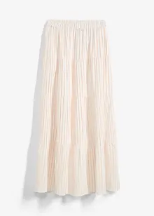 Maxiskjørt i 100% bomull med stripemønster, bonprix