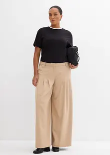 T-skjorte med kontrastfarget detalj, bonprix