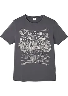 T-shirt med trykk, bonprix