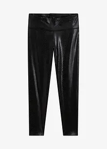 Skimrende leggings i imitert skinn, bonprix