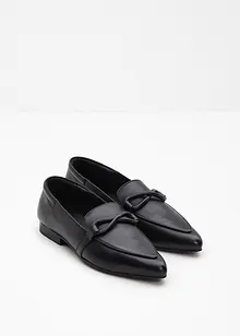 Loafers i skinn, bonprix