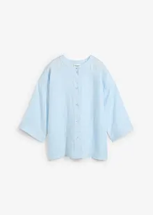 Oversized bluse i lin, bonprix