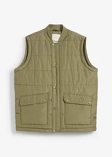 Vattert vest, Loose Fit, bonprix