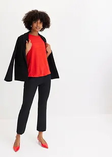 Trikot-tunika med strukturmønster, bonprix