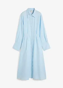 Skjortekjole i lin, bonprix