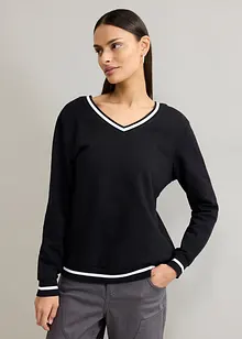 Oversized sweatshirt i ren økologisk bomull, bonprix