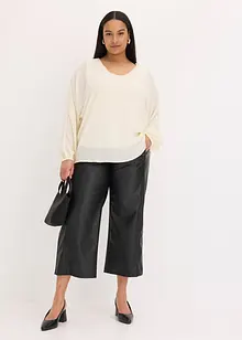 Tunika i chiffon med strass, bonprix