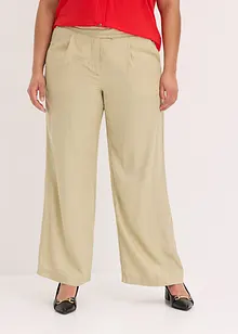 Bukse i lyocell med legg, bonprix