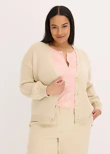 Grovstrikket cardigan, bonprix