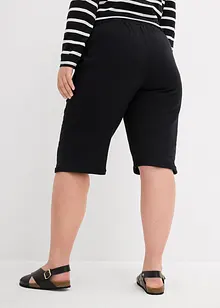 Bermudashorts i trikotmateriale med oppbrett, bonprix