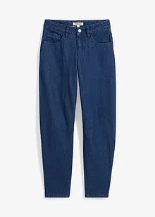 Barrel-jeans Mid Waist, økologisk bomull, bonprix