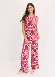 Jumpsuit med print, bonprix