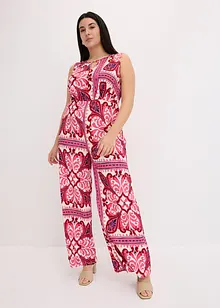 Jumpsuit med print, bonprix