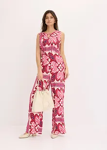 Jumpsuit med print, bonprix